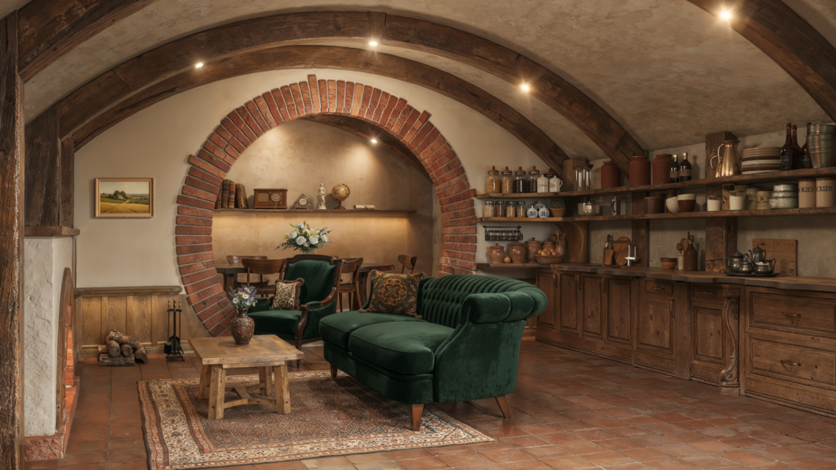 The Faireborough at Shiney Rock - Lodging Retreat - Hospitality / Lodging Retreat photorealistic render 6