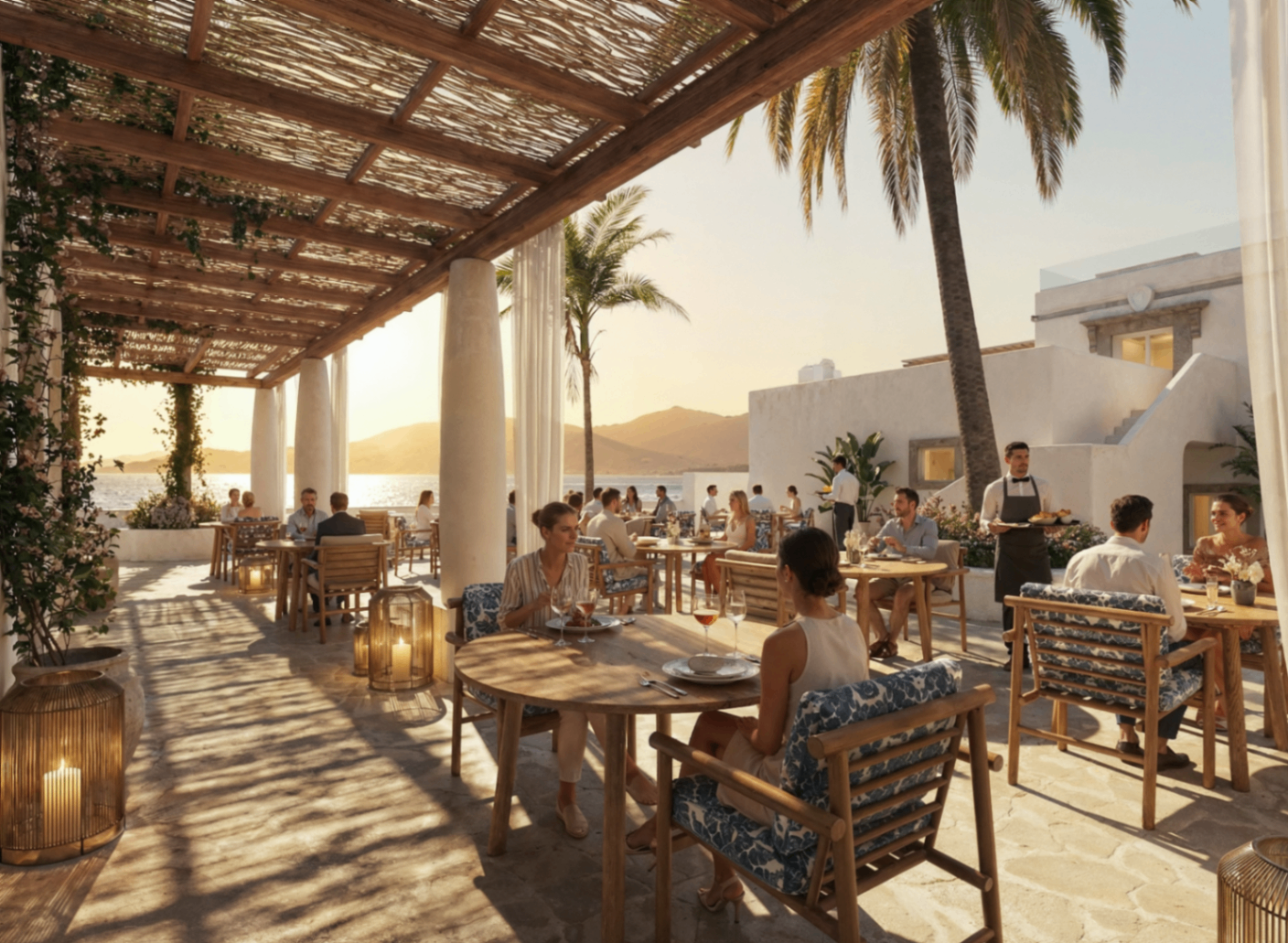 Lipari's Lodging Resort - Hospitality / Sustainable Tourism photorealistic render 2