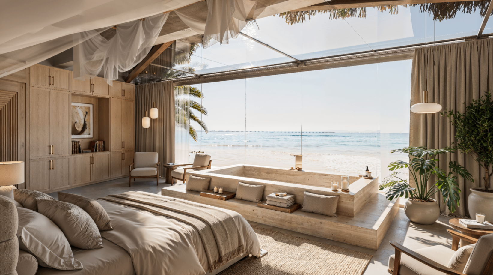 Macau Lodging Resort - Hospitality / Beachfront Lodging photorealistic render 4