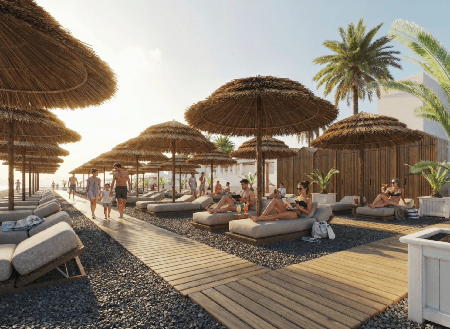 Lipari's Lodging Resort - Hospitality / Sustainable Tourism photorealistic render 1