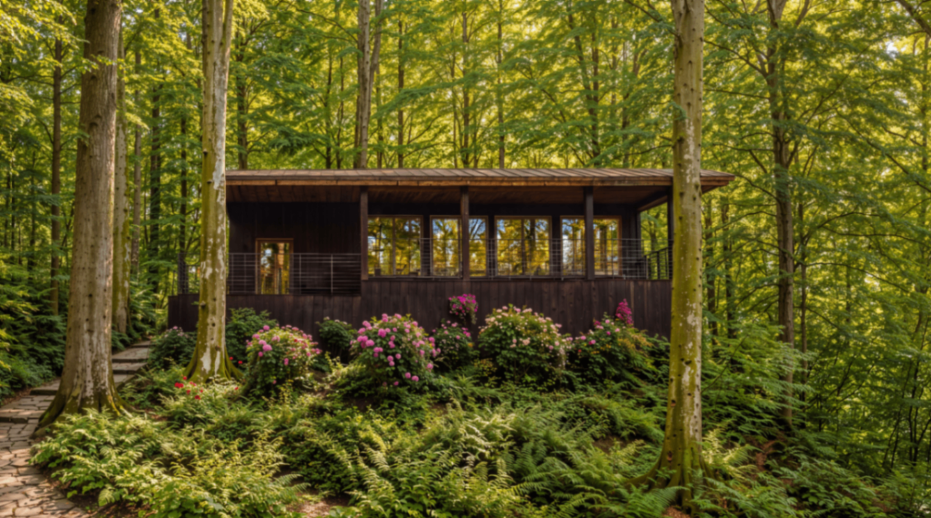 Mirror Creek - Glamping Retreat - Hospitality / Glamping Retreat photorealistic render 3