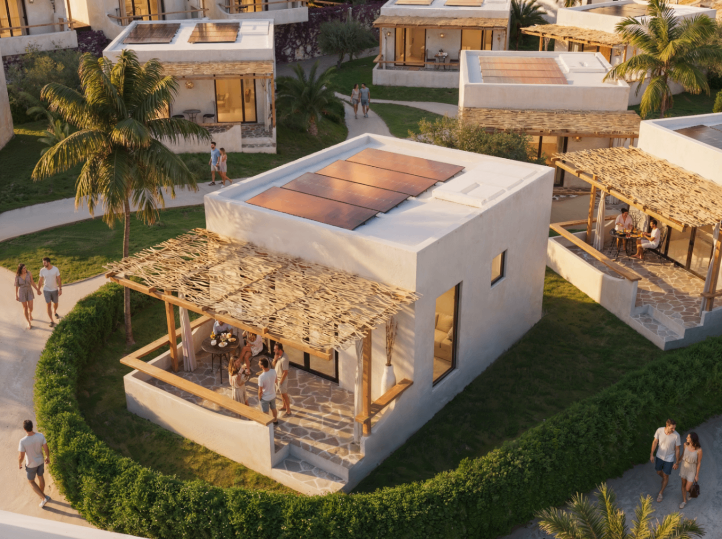Lipari's Lodging Resort - Hospitality / Sustainable Tourism photorealistic render 3
