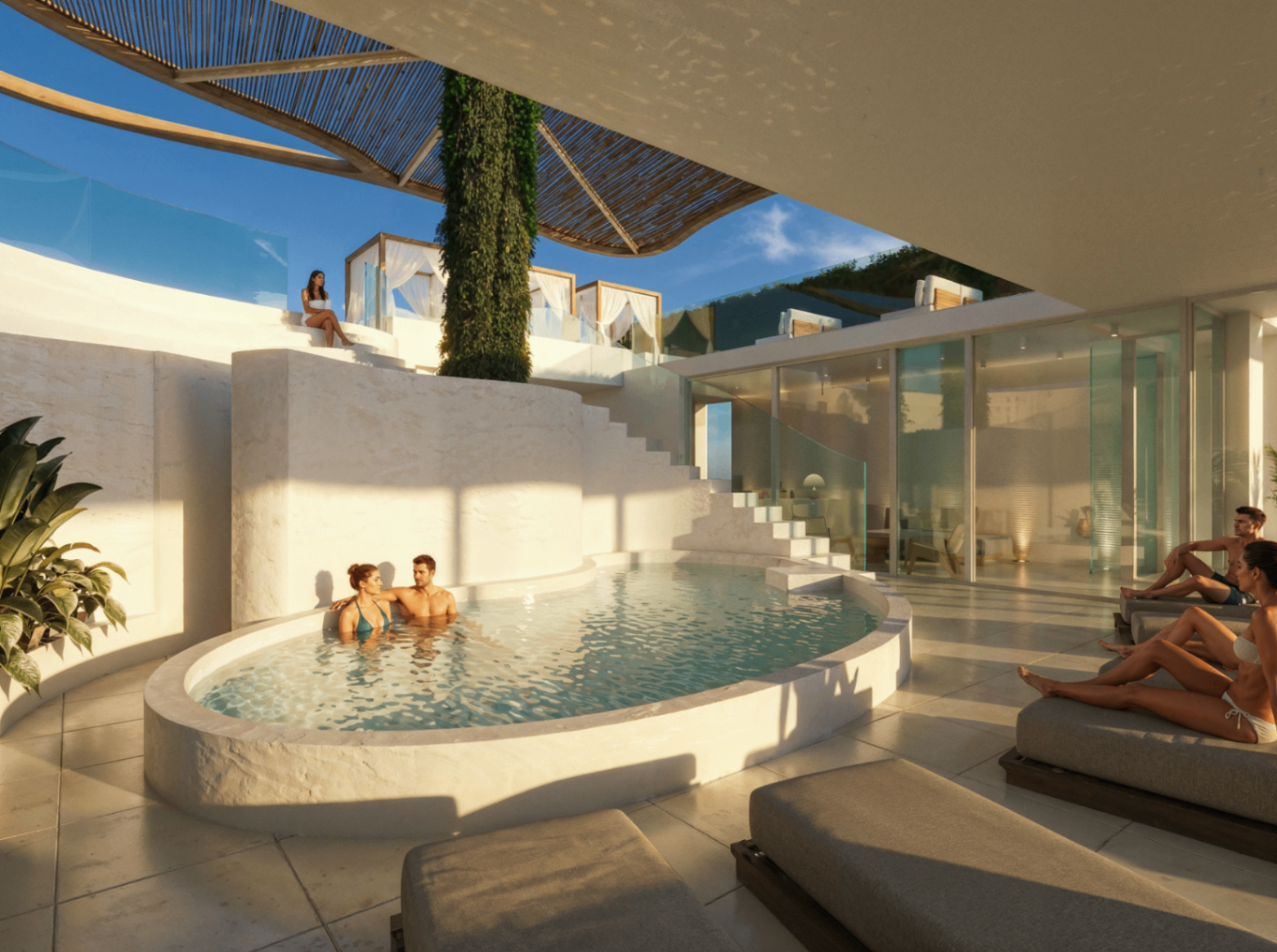 Lipari's Lodging Resort - Hospitality / Sustainable Tourism photorealistic render 9