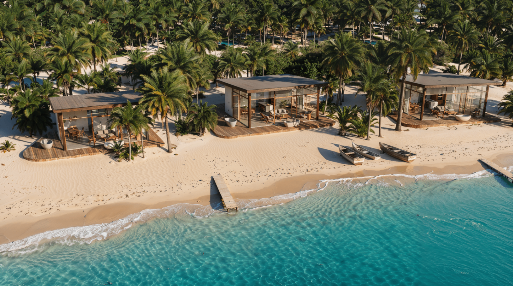 Macau Lodging Resort - Hospitality / Beachfront Lodging photorealistic render 8