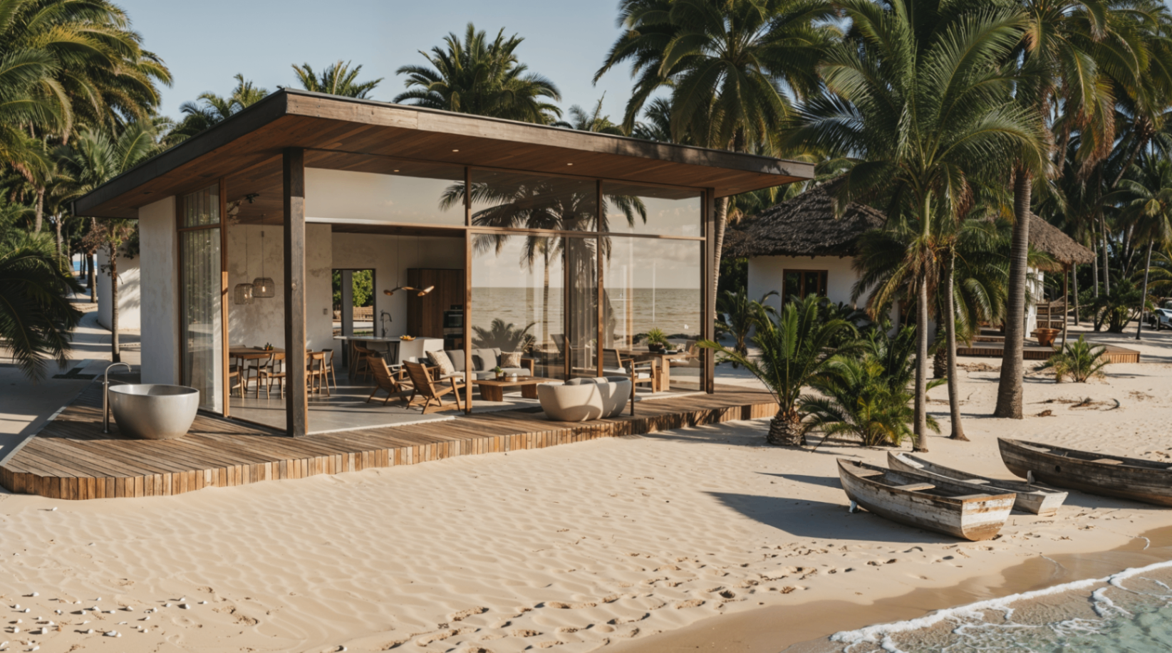 Macau Lodging Resort - Hospitality / Beachfront Lodging photorealistic render 2