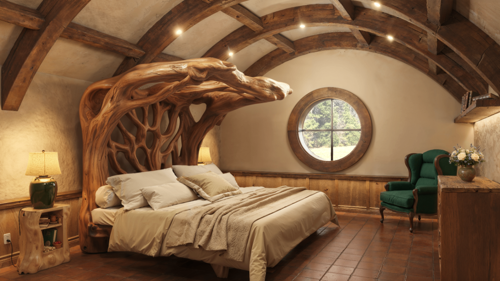 The Faireborough at Shiney Rock - Lodging Retreat - Hospitality / Lodging Retreat photorealistic render 5
