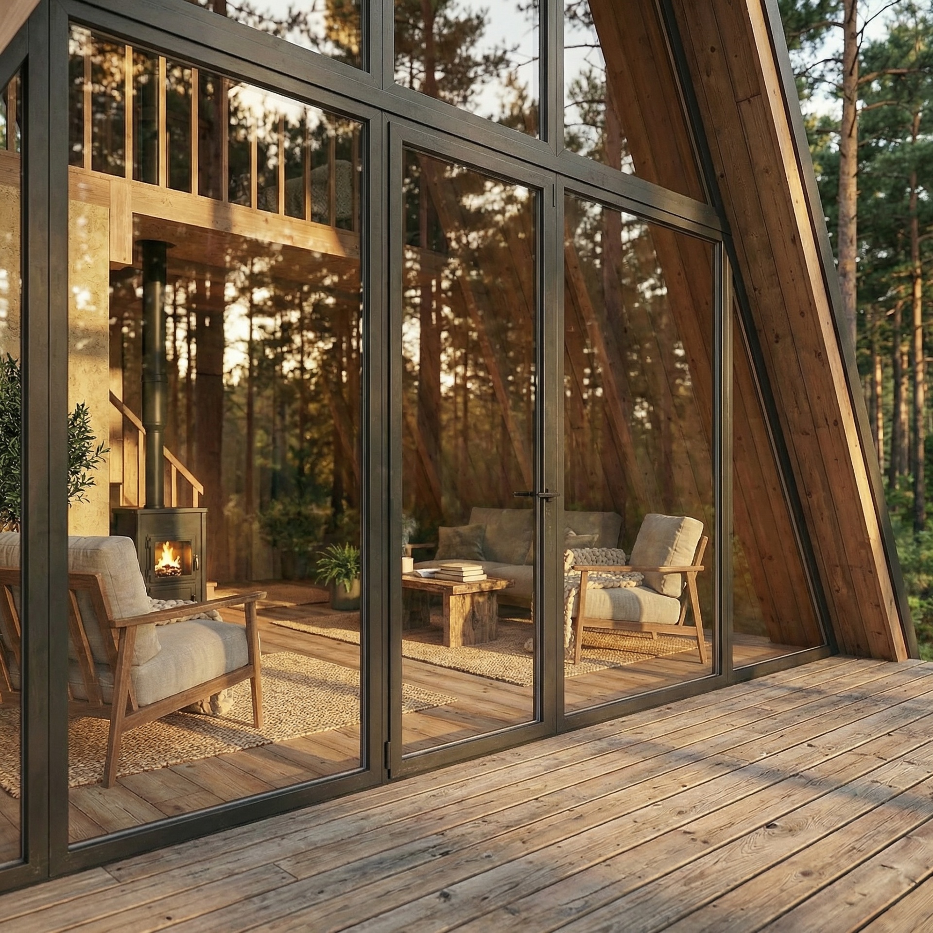 Whispering Pines - Lodging Retreat - Hospitality / Lodging Retreat photorealistic render 5
