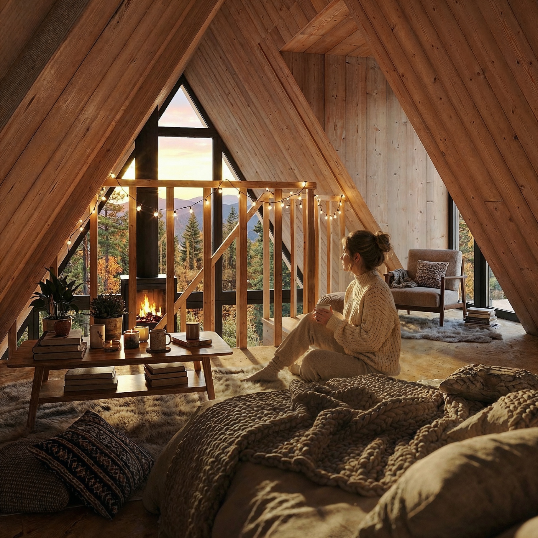 Whispering Pines - Lodging Retreat - Hospitality / Lodging Retreat photorealistic render 6