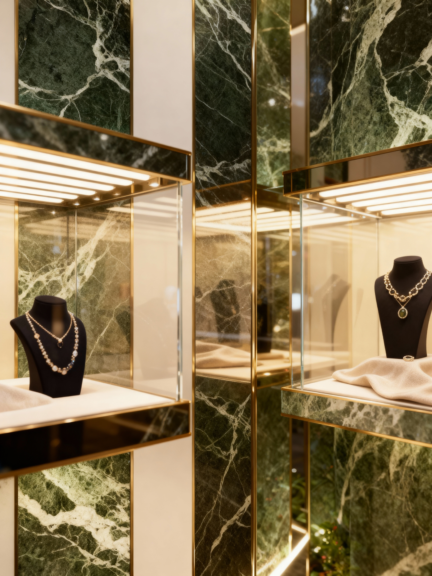 Luxury Jewelry Boutique – Rome - Retail / Hospitality photorealistic render 2