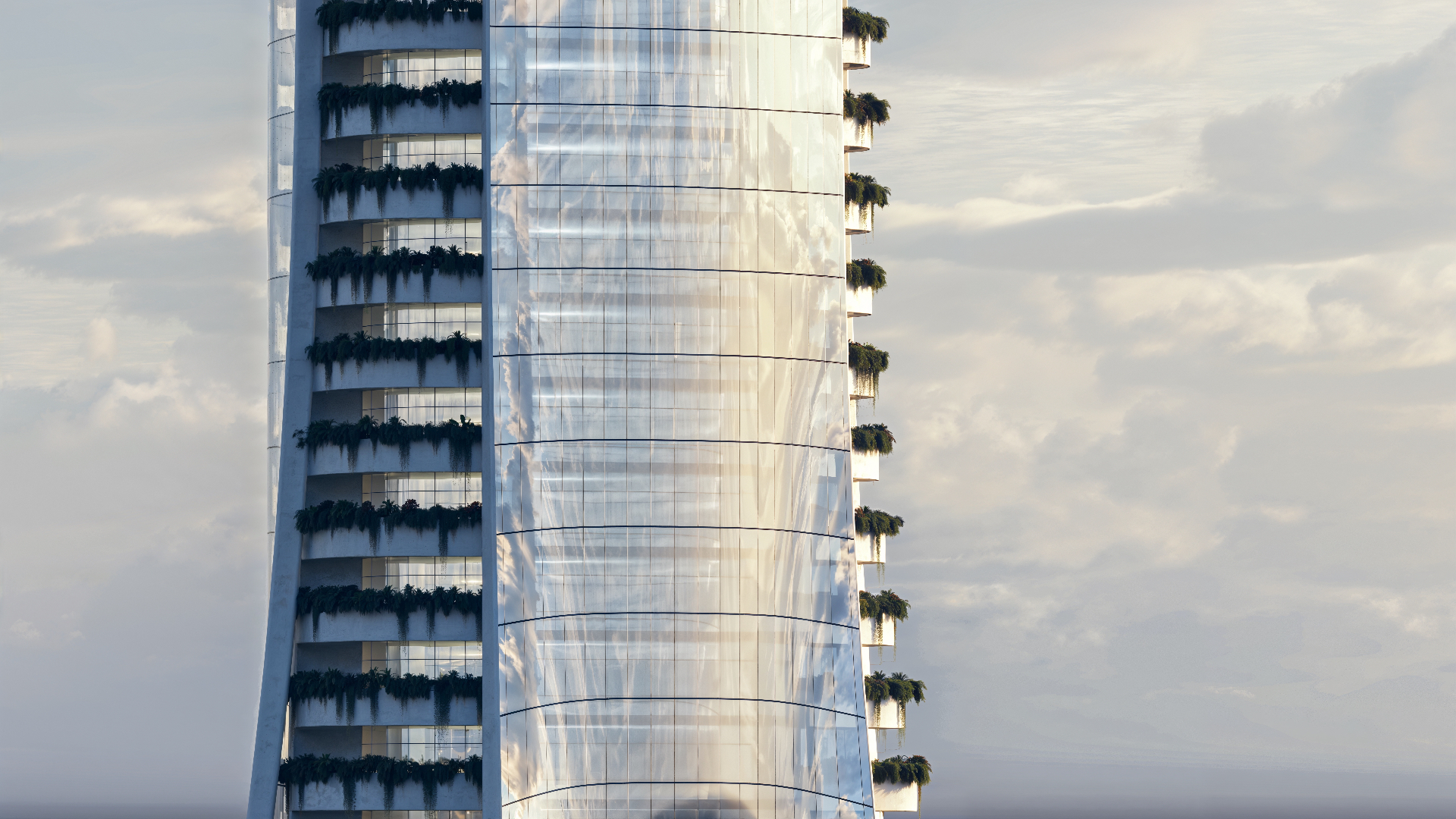 Ventum Residential Tower - Residential / Urban Development photorealistic render 2